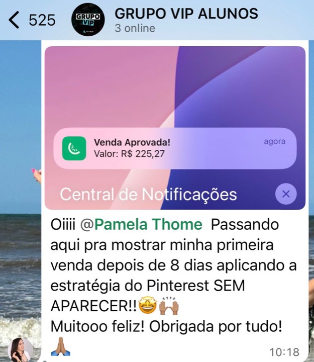 Primeira venda em 8 dias — Sem precisar aparecer.